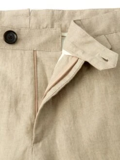 Fishtail Trousers Coney Sand -Men's Fashion-Oliver Spencer FlatOSMT20dFishtailTrousersCON01SANConeySand2