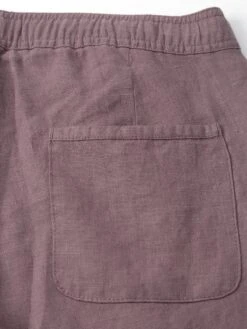 Osborne Drawstring Shorts Coney Mauve -Men's Fashion-Oliver Spencer FlatOSMT64DrawstringShortsCON01MAUConeyMauve3