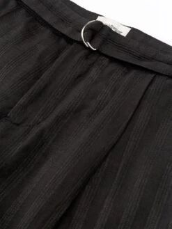 Men's Fashion-Oliver Spencer -Men's Fashion-Oliver Spencer FlatOSMT66aBeltedTrousersARN01BLKArnoldBlack1