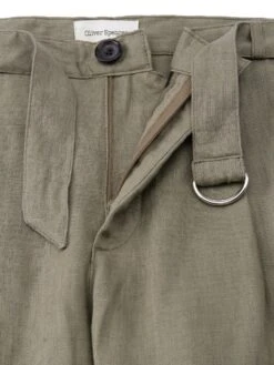 Belted Trousers Padworth Stone 14 Belted Trousers Padworth Stone -Men's Fashion-Oliver Spencer FlatOSMT66aBeltedTrousersPAD01STOPadworthStone2
