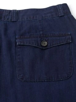 Morton Pleated Trousers Faye Indigo Blue -Men's Fashion-Oliver Spencer FlatOSMT68MortonTrousersFAY01INBFayeIndigoBlue3