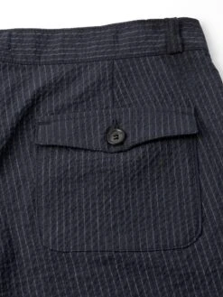 Morton Pleated Trousers Granville Navy -Men's Fashion-Oliver Spencer FlatOSMT68MortonTrousersGRA01NAVGranvilleNavy4