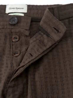 William Trousers Sampson Brown -Men's Fashion-Oliver Spencer FlatOSMT69WilliamTrousersSAM01BROSampsonBrown2