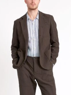 Solms Jacket Sampson Brown -Men's Fashion-Oliver Spencer ModelOSMJ201bSolmsJacketSAM01BROSampsonBrowncopy Softness