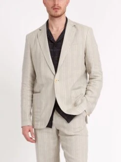 Theobald Jacket Middelboe Sand -Men's Fashion-Oliver Spencer ModelOSMJ262eTheobaldJacketMID01SANMiddleboeSand15copy