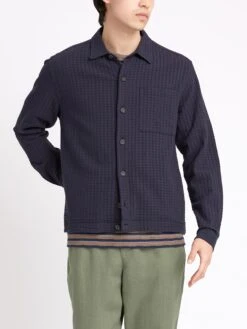 Milford Jacket Sampson Navy -Men's Fashion-Oliver Spencer ModelOSMJ351MilfordJacketSAM01NAVSampsonNavy16copy Softness