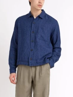 Milford Jacket Dubrow Navy 12 Milford Jacket Dubrow Navy -Men's Fashion-Oliver Spencer ModelOSMJ351aMilfordJacketDUB01NAVDubrowNavy18copy