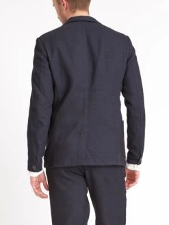 Mansfield Jacket Morva Navy -Men's Fashion-Oliver Spencer ModelOSMJ352MansfieldJacketMOR01NAVMorvaNavy7copy Softness