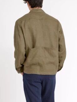 Hythe Jacket Padworth Green -Men's Fashion-Oliver Spencer ModelOSMJ362HytheJacketPAD01GRNPadworthGreen12copy