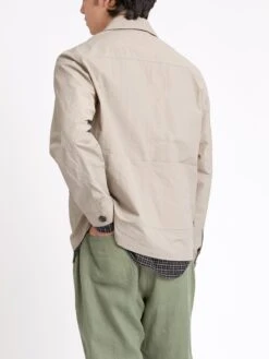 Hythe Jacket Penpol Stone -Men's Fashion-Oliver Spencer ModelOSMJ362HytheJacketPEN01STOPenpolStone16copy Softness