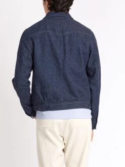 Norton Jacket Burnham Denim Indigo Blue 13 Norton Jacket Burnham Denim Indigo Blue -Men's Fashion-Oliver Spencer ModelOSMJ364NortonJacketBUR01INBBurnhamIndigoBlue28copy Softness