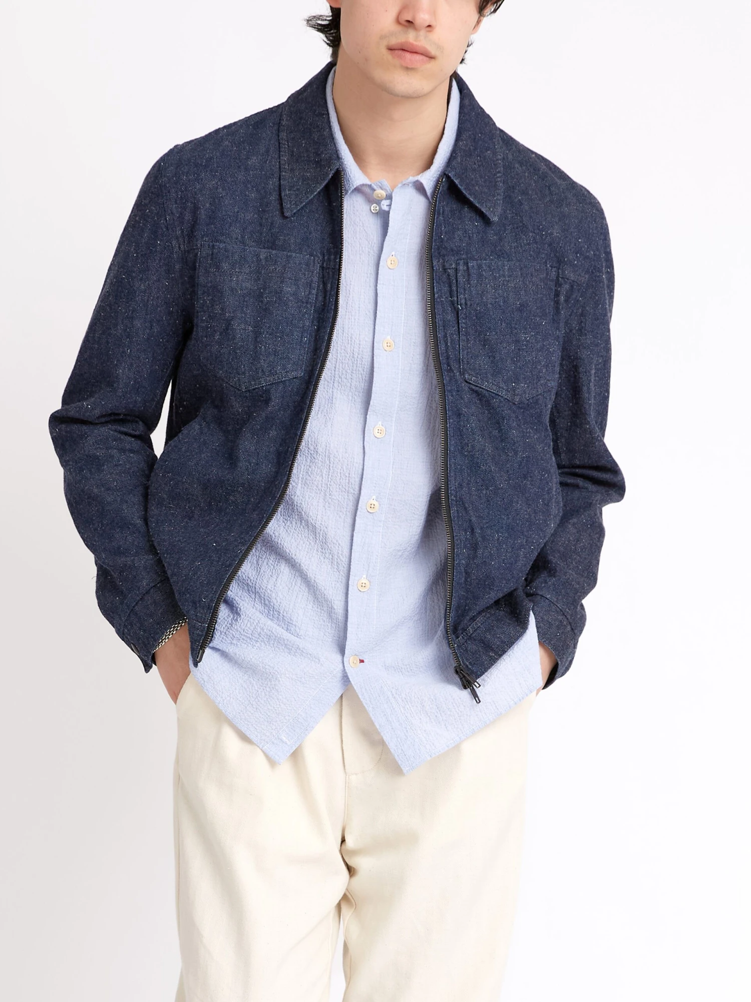 Norton Jacket Burnham Denim Indigo Blue 7 Norton Jacket Burnham Denim Indigo Blue - Image 5