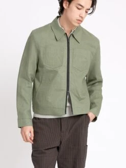 Norton Jacket Coney Green 12 Norton Jacket Coney Green -Men's Fashion-Oliver Spencer ModelOSMJ364NortonJacketCON01GRNConeyGreen8copy Softness