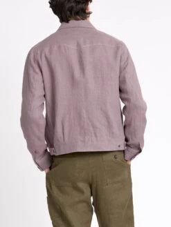 Norton Jacket Coney Mauve -Men's Fashion-Oliver Spencer ModelOSMJ364NortonJacketCON01MAUConeyMauve33copy Softness
