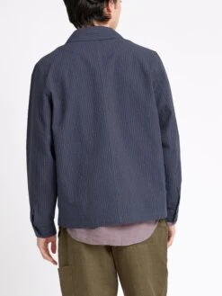 Bradwell Jacket Granville Navy -Men's Fashion-Oliver Spencer ModelOSMJ365BradwellJacketGRA01NAVGranvilleNavy6copy Softness