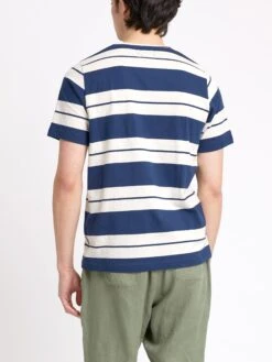 Conduit T-Shirt Brayford Navy -Men's Fashion-Oliver Spencer ModelOSMK580ConduitTShirtBRA01NAVBrayfordNavy8copy Softness