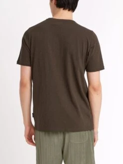 Conduit T-Shirt Hawley Dark Brown 13 Conduit T-Shirt Hawley Dark Brown -Men's Fashion-Oliver Spencer ModelOSMK580ConduitTShirtHAW01DABHawleyDarkBrown4copy