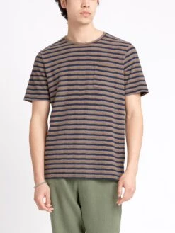 Oli's T-Shirt Braemar Mauve -Men's Fashion-Oliver Spencer ModelOSMK603OlisTShirtBRA01MAUBraemarMauve7copy Softness