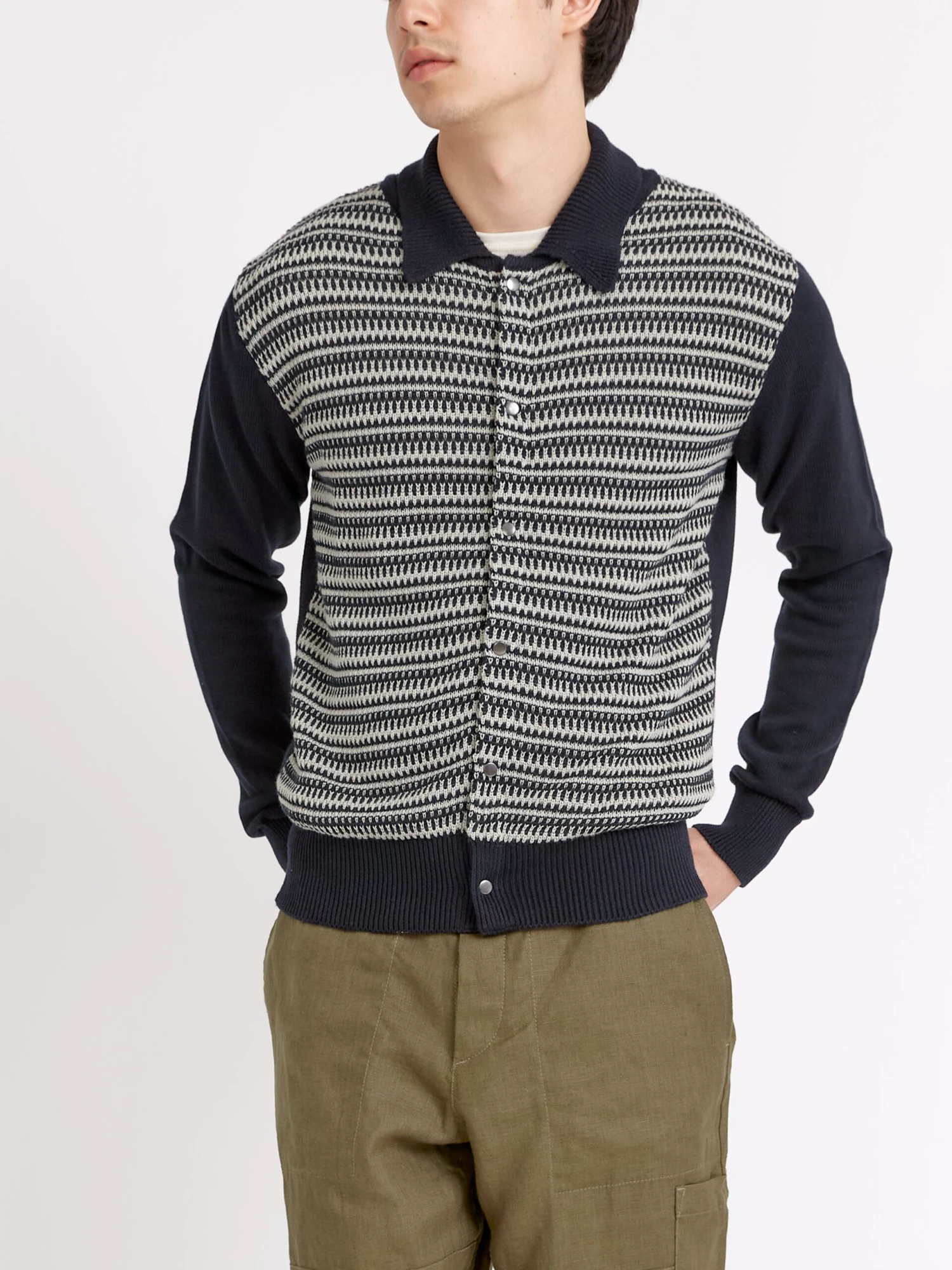 Roxwell Knitted Jacket Riverton Navy 7 Roxwell Knitted Jacket Riverton Navy - Image 5