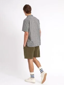 Weston Jersey Shorts Willow Green -Men's Fashion-Oliver Spencer ModelOSMK627WestonJerseyShortsWIL01GRNWillowGreen11 Softness