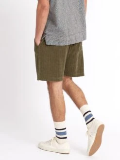 Weston Jersey Shorts Willow Green -Men's Fashion-Oliver Spencer ModelOSMK627WestonJerseyShortsWIL01GRNWillowGreen11copy Softness