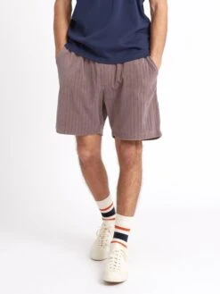 Weston Jersey Shorts Willow Mauve -Men's Fashion-Oliver Spencer ModelOSMK627WestonJerseyShortsWIL01MAUWillowMauve15copy Softness