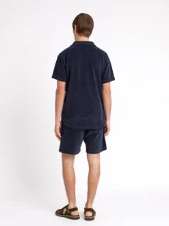Weston Jersey Shorts Willow Navy 12 Weston Jersey Shorts Willow Navy -Men's Fashion-Oliver Spencer ModelOSMK627WestonJerseyShortsWIL01NAVWillowNavy1 Softness