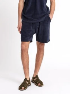 Weston Jersey Shorts Willow Navy 16 Weston Jersey Shorts Willow Navy -Men's Fashion-Oliver Spencer ModelOSMK627WestonJerseyShortsWIL01NAVWillowNavycopy Softness