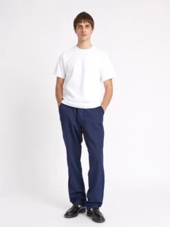 Men's Fashion-Oliver Spencer -Men's Fashion-Oliver Spencer ModelOSMK724HeavyTShirtTAV01WHITavistockWhite1 Softness