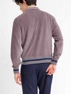 Bradstone Jersey Jacket Willow Mauve -Men's Fashion-Oliver Spencer ModelOSMK742BradstoneJerseyJacketWIL01MAUWillowMauve18copy