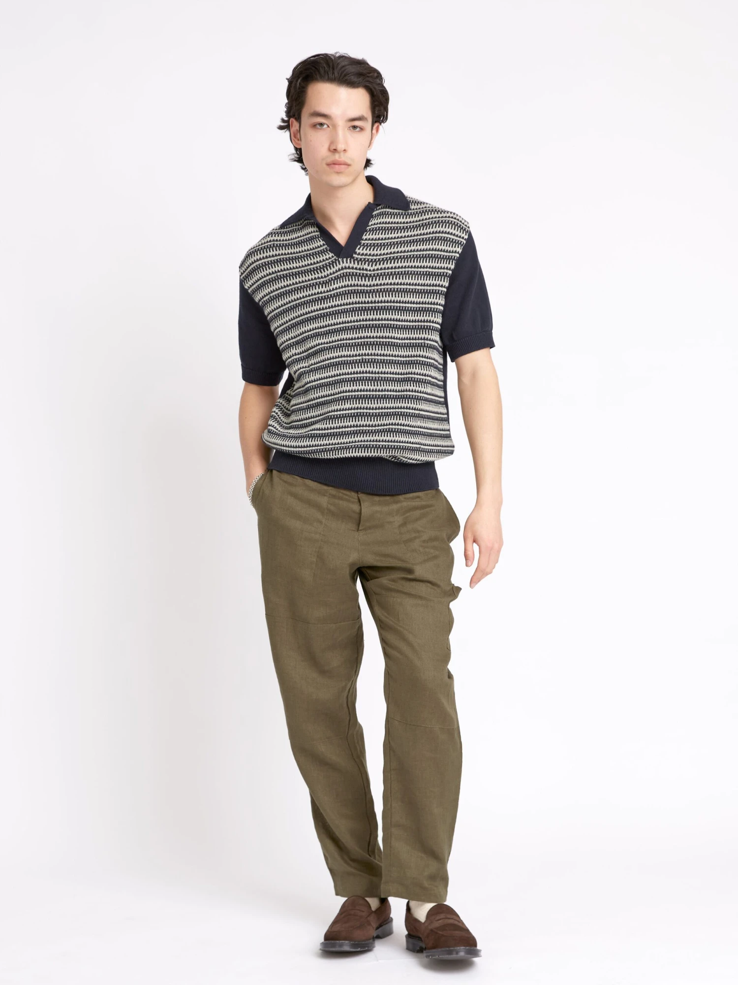 Short Sleeve Penhale Polo Shirt Riverton Navy 4 Short Sleeve Penhale Polo Shirt Riverton Navy - Image 2