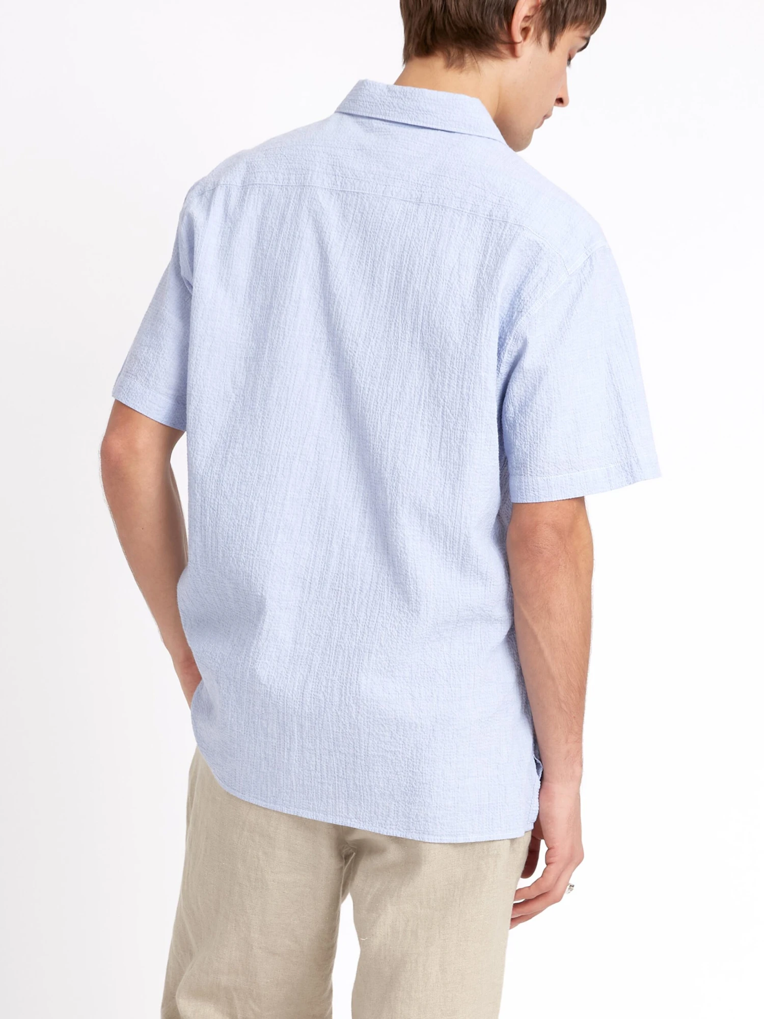 Riviera Short Sleeve Shirt Hughes Blue 8 Riviera Short Sleeve Shirt Hughes Blue - Image 6