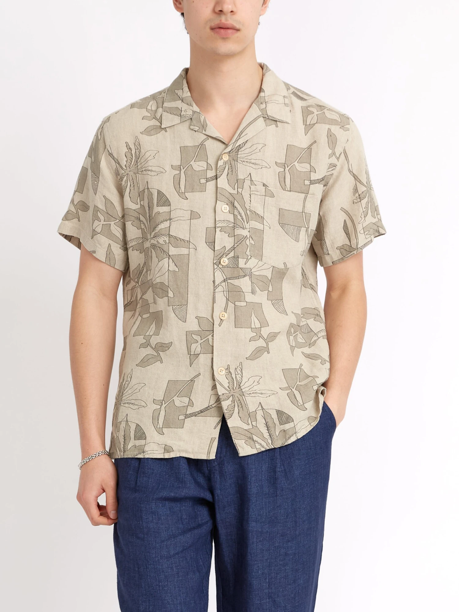 Havana Short Sleeve Shirt Westgate Beige 7 Havana Short Sleeve Shirt Westgate Beige - Image 5