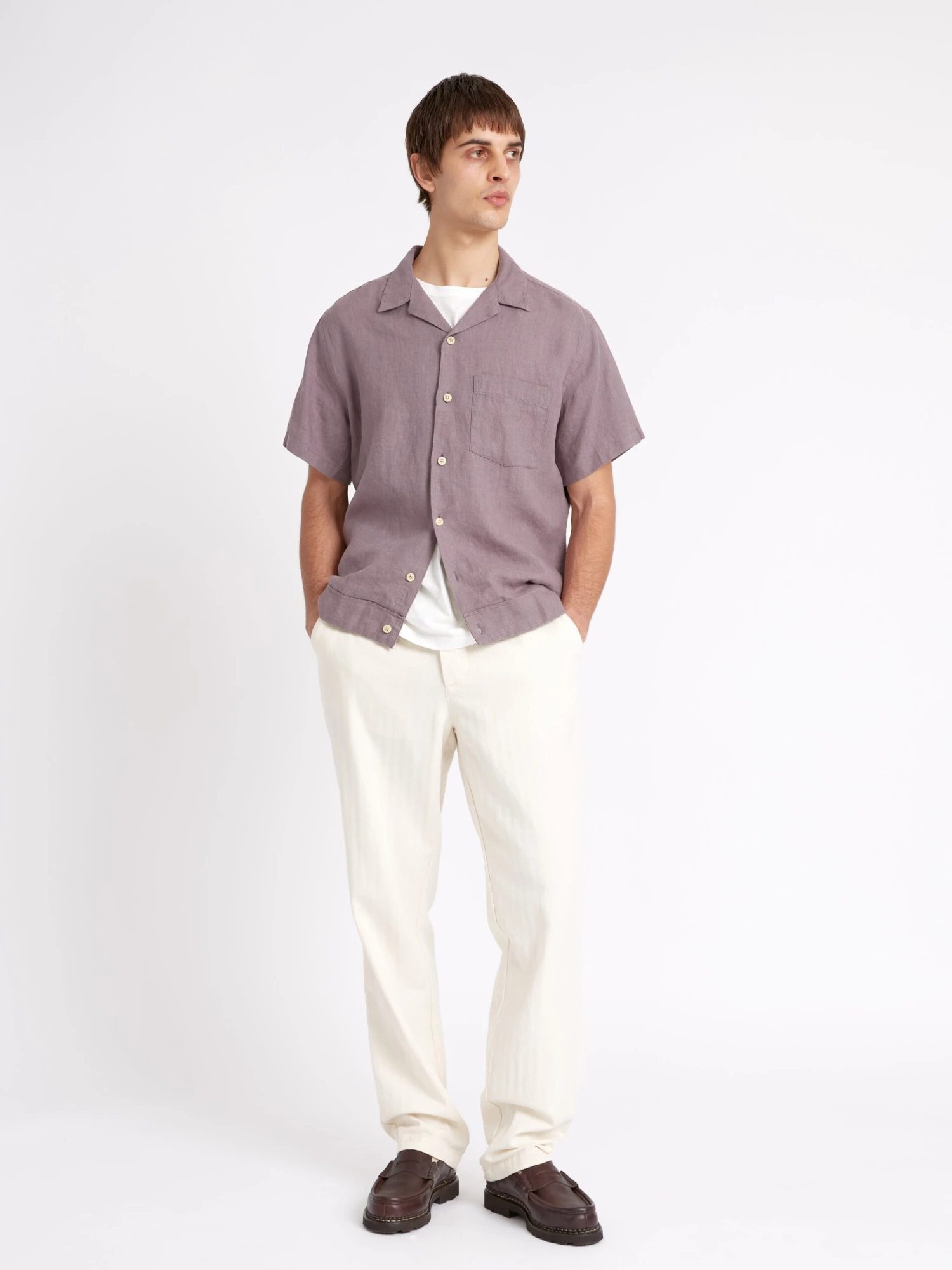 Havana Short Sleeve Shirt Coney Mauve 4 Havana Short Sleeve Shirt Coney Mauve - Image 2