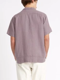 Havana Short Sleeve Shirt Coney Mauve 13 Havana Short Sleeve Shirt Coney Mauve -Men's Fashion-Oliver Spencer ModelOSMS156eHavanaShortSleeveShirtCON01MAUConeyMauve2copy Softness