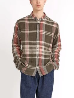 Brook Shirt Northfield Black -Men's Fashion-Oliver Spencer ModelOSMS162BrookShirtNOR01BLKNorthfieldBlack45copy