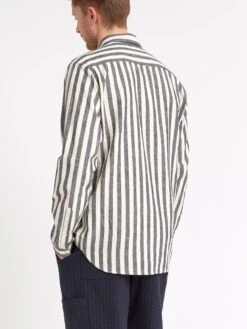 New York Special Shirt Elgar Black/White -Men's Fashion-Oliver Spencer ModelOSMS200dNewYorkSpecialShirtELG01BLWElgarBlackWhite13copy Softness