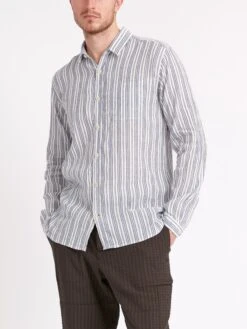 New York Special Shirt Elmore Blue 12 New York Special Shirt Elmore Blue -Men's Fashion-Oliver Spencer ModelOSMS200dNewYorkSpecialShirtELM01BLUElmoreBlue1copy Softness