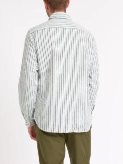 New York Special Shirt Fly Sage/Charcoal 12 New York Special Shirt Fly Sage/Charcoal -Men's Fashion-Oliver Spencer ModelOSMS200dNewYorkSpecialShirtFLY01SACFlySageCharcoal3copy Softness