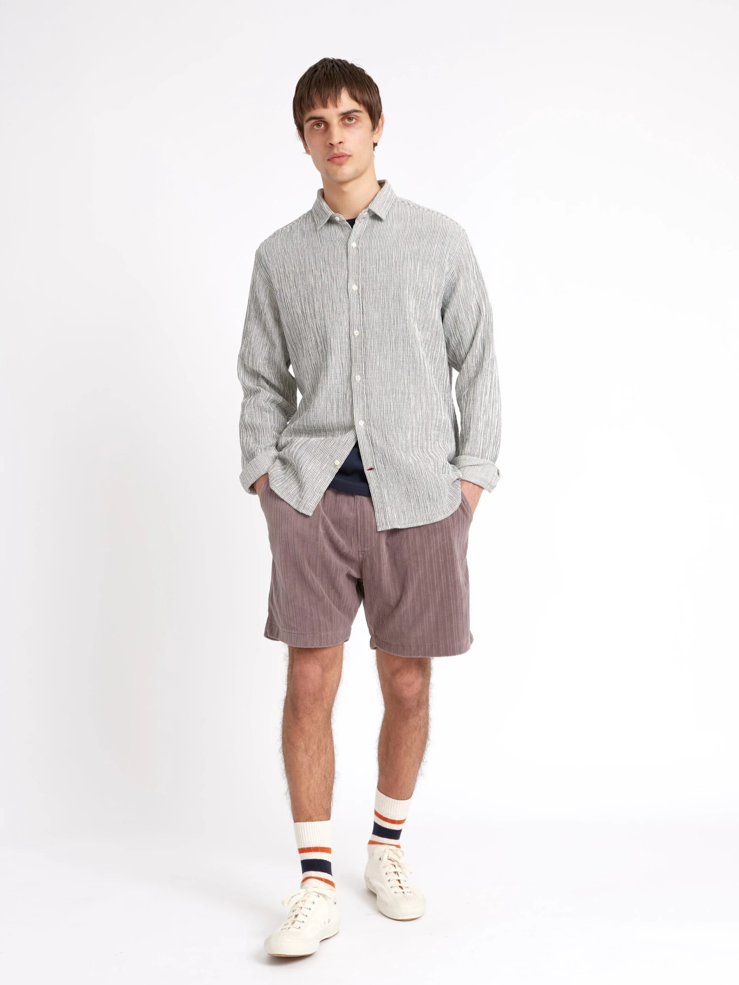 Clerkenwell Tab Shirt Gorwell Navy/White 4 Clerkenwell Tab Shirt Gorwell Navy/White - Image 2