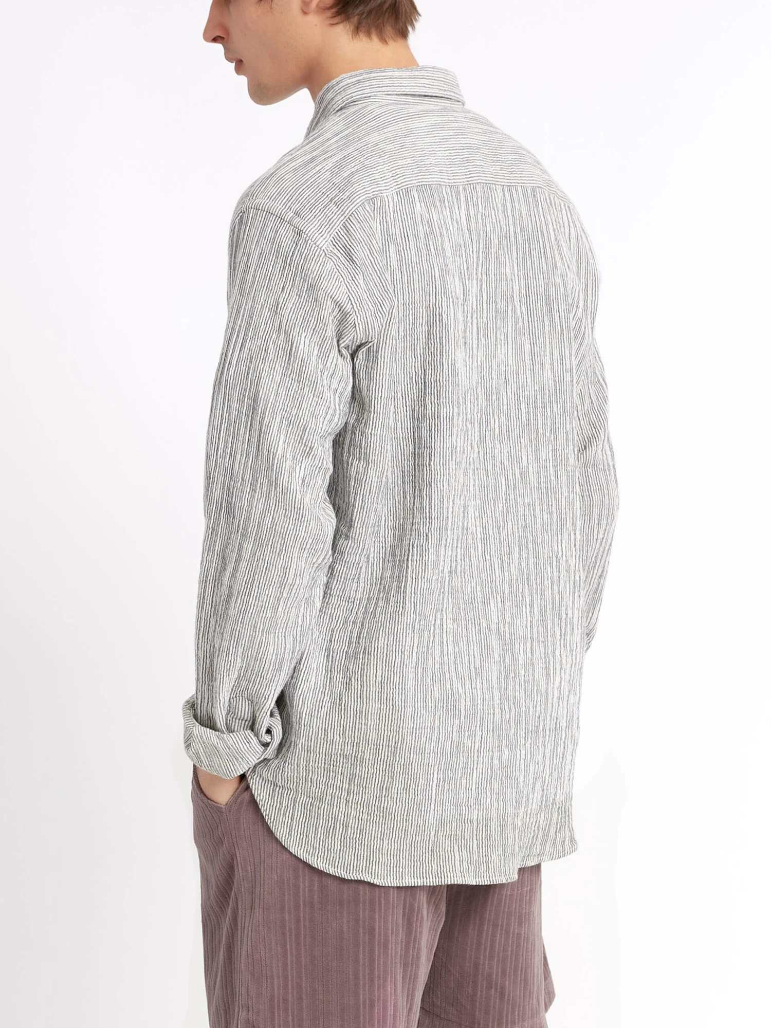 Clerkenwell Tab Shirt Gorwell Navy/White 8 Clerkenwell Tab Shirt Gorwell Navy/White - Image 6