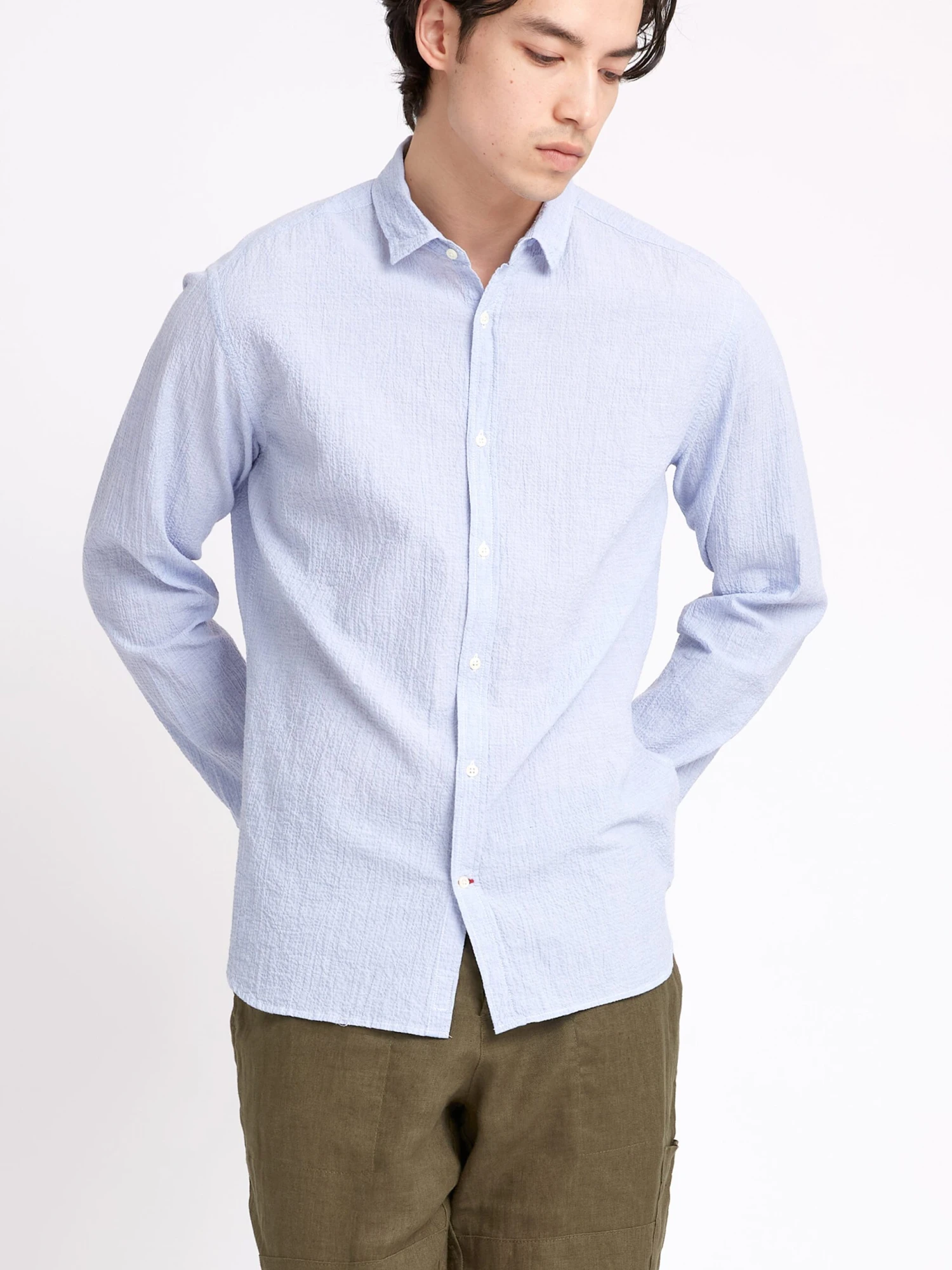 Clerkenwell Tab Shirt Hughes Blue 7 Clerkenwell Tab Shirt Hughes Blue - Image 5