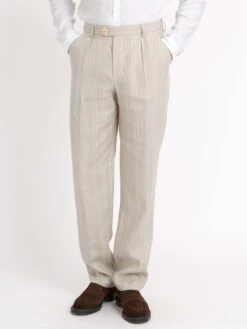 Claremont Trousers Middelboe Sand -Men's Fashion-Oliver Spencer ModelOSMST61aClaremontTrousersMID01SANMiddleboeSand2copy