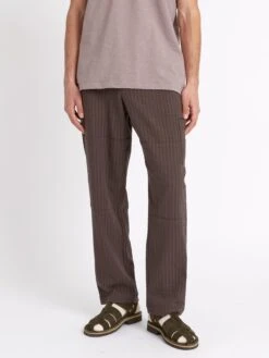 Judo Trousers Sampson Brown -Men's Fashion-Oliver Spencer ModelOSMT49iJudoTrousersSAM01BROSampsonBrown9copy Softness