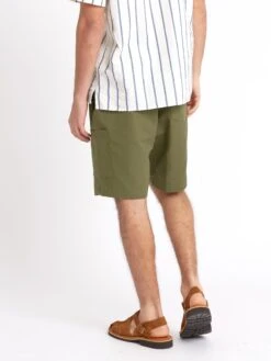 Judo Shorts Ellbridge Green -Men's Fashion-Oliver Spencer ModelOSMT58bJudoShortsELL01GRNEllbridgeGreen17copy Softness