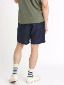 Osborne Drawstring Shorts Dillard Navy -Men's Fashion-Oliver Spencer ModelOSMT64OsborneShortsDIL01NAVDillardNavy41copy