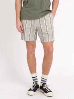 Osborne Drawstring Shorts Loughlin Sand 12 Osborne Drawstring Shorts Loughlin Sand -Men's Fashion-Oliver Spencer ModelOSMT64OsborneShortsLOU01SANLoughlinSandcopy