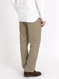 Belted Trousers Padworth Stone 17 Belted Trousers Padworth Stone -Men's Fashion-Oliver Spencer ModelOSMT66aBeltedTrousersPAD01STOPadworthStone3copy