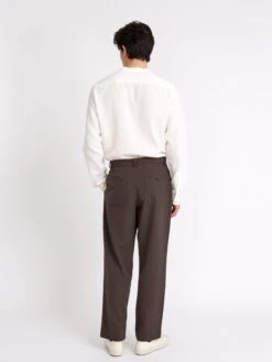 William Trousers Sampson Brown -Men's Fashion-Oliver Spencer ModelOSMT69WilliamTrousersSAM01BROSampsonBrown42