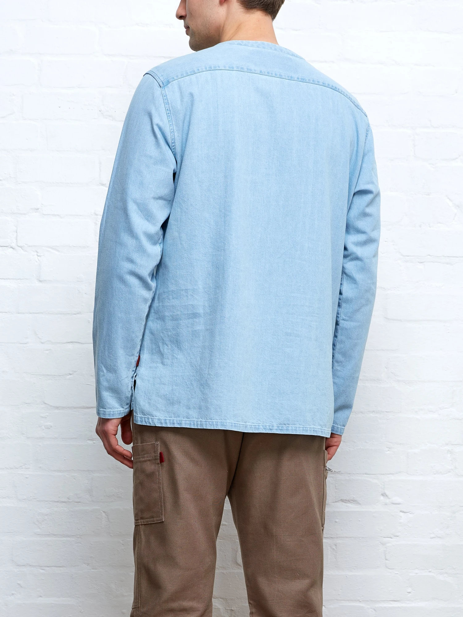 Oliver Spencer X Niwaki Ohana Gardening Smock Mullins Denim Indigo Light 10 Oliver Spencer X Niwaki Ohana Gardening Smock Mullins Denim Indigo Light - Image 8